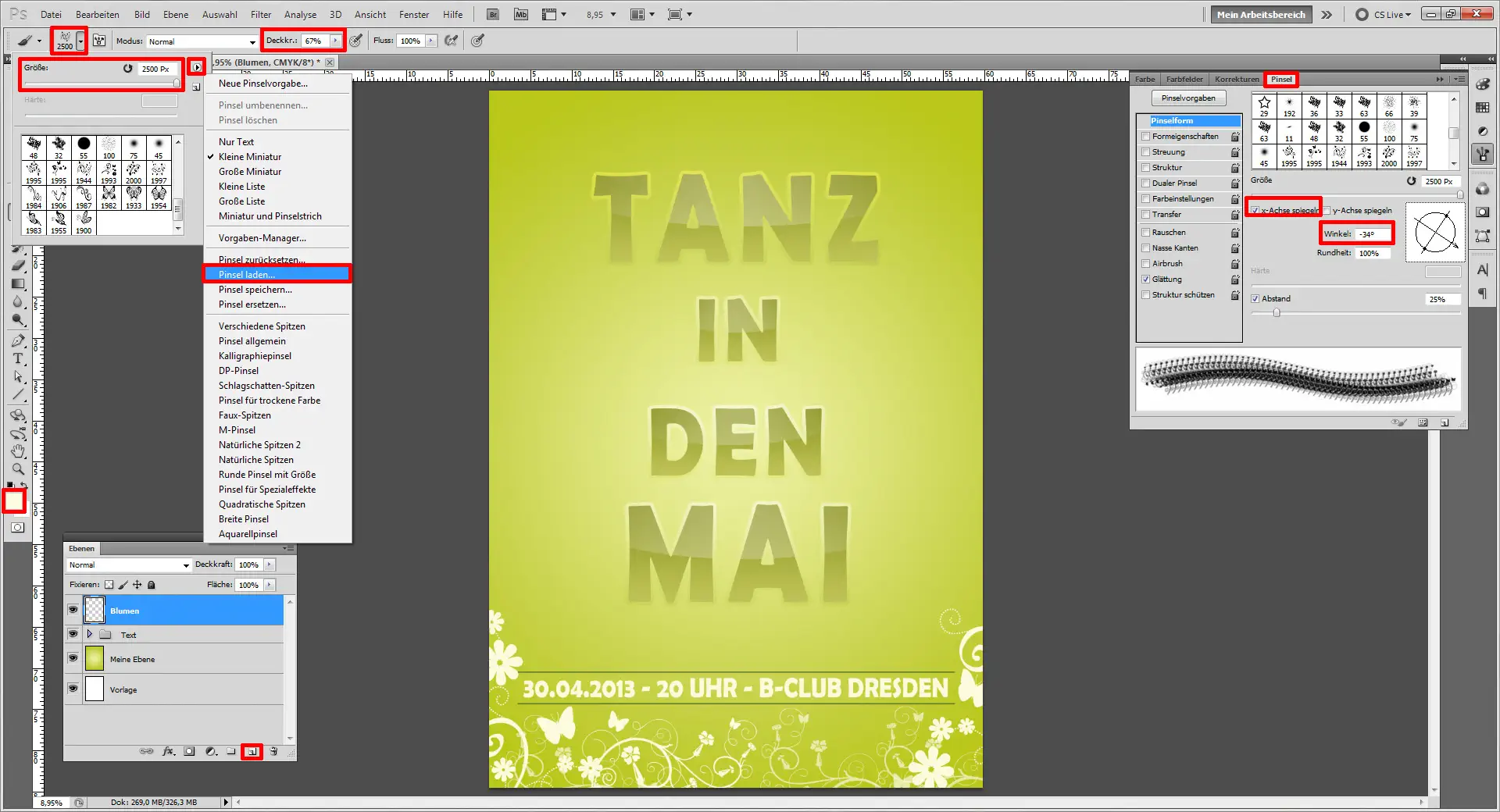 Tutorial Plakat Tanz in den Mai 11 Tutorial Plakat Tanz in den Mai (11)