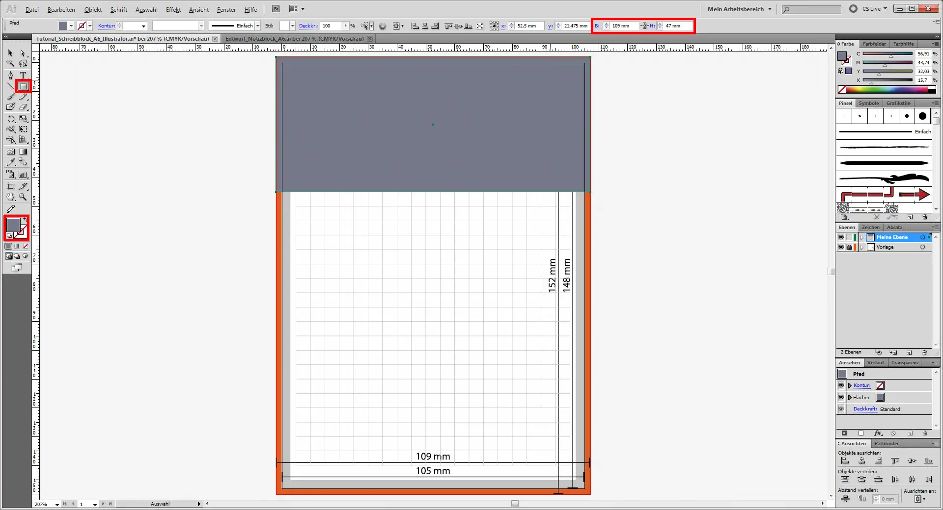 Tutorial Schreibblock selbst gestalten 02
