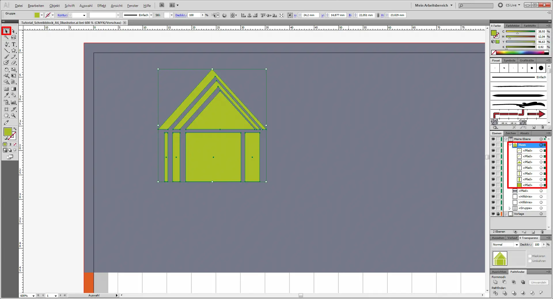 Tutorial Schreibblock selbst gestalten 08