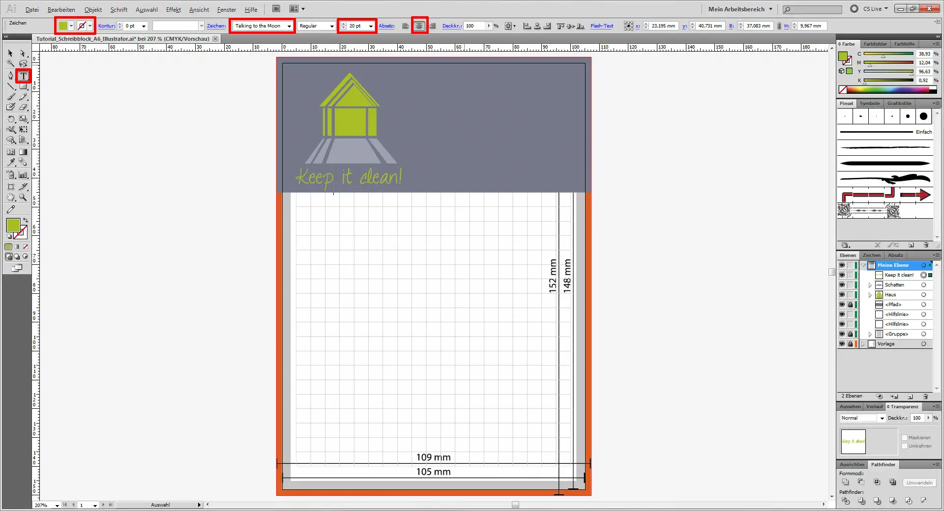 Tutorial Schreibblock selbst gestalten 11