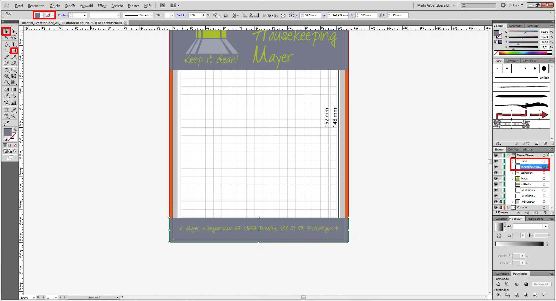 Tutorial Schreibblock selbst gestalten 14