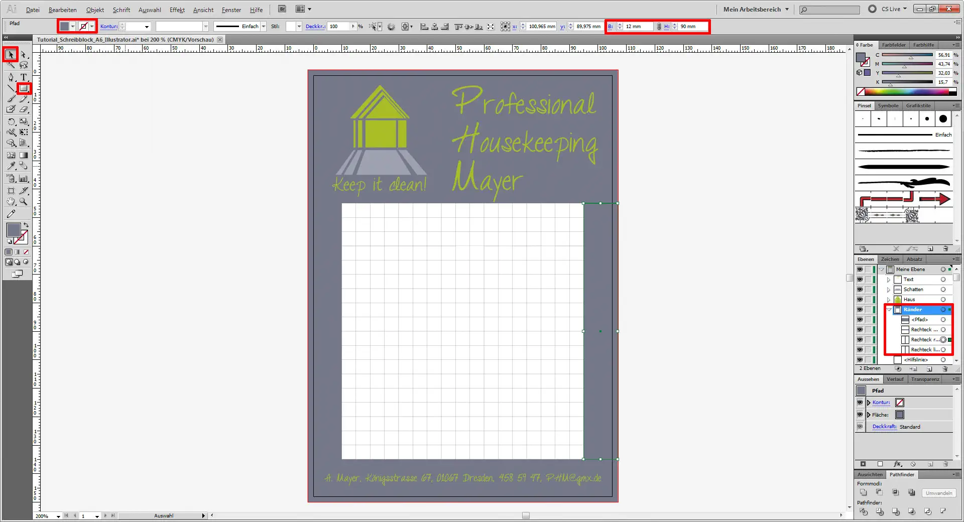 Tutorial Schreibblock selbst gestalten 15