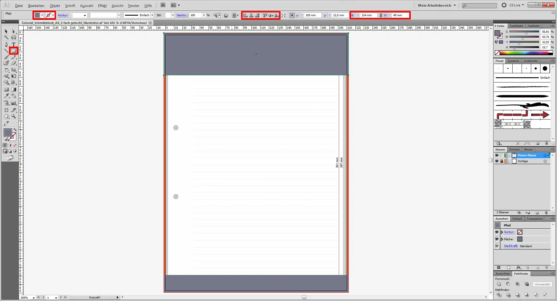 Tutorial Schreibblock selbst gestalten 16