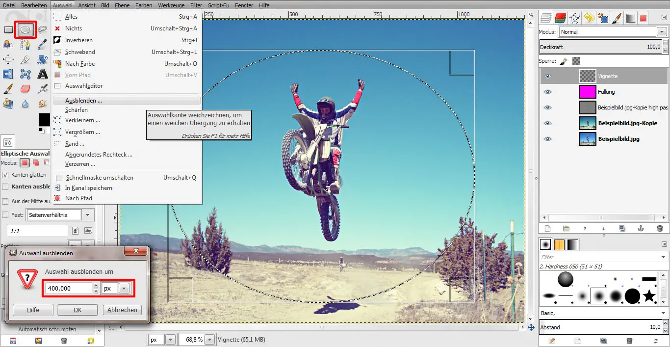 Tutorial Vintage Effekt GIMP 09 Tutorial Vintage Effekt GIMP 09