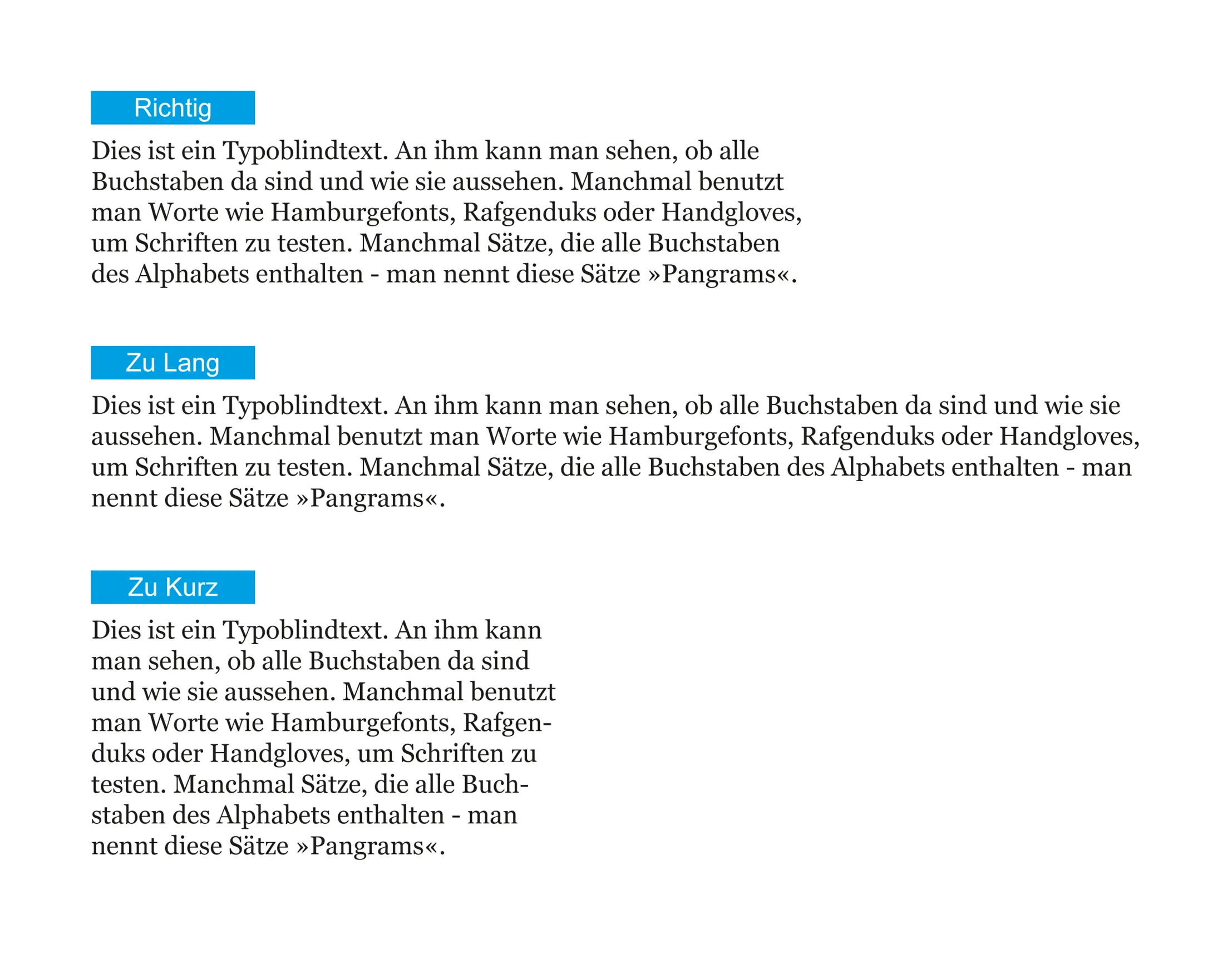 Typografie Tipps 1 Zeilenlaenge