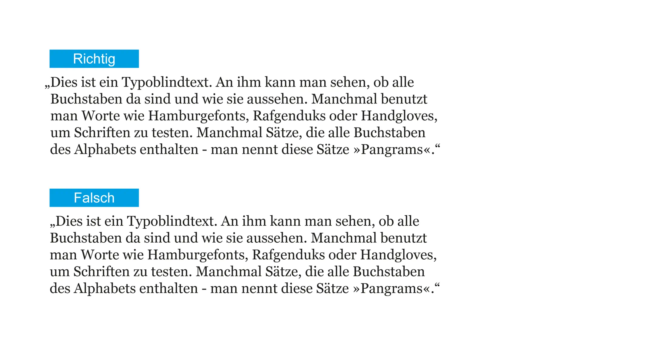 Typografie Tipps 3 Optischer Randausgleich