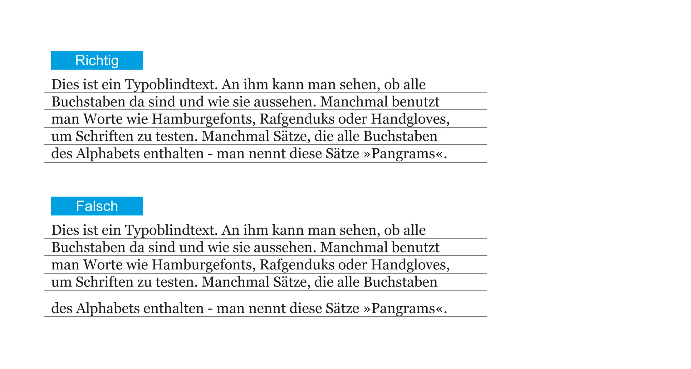 Typografie Tipps 4 Vertikale Ausrichtung