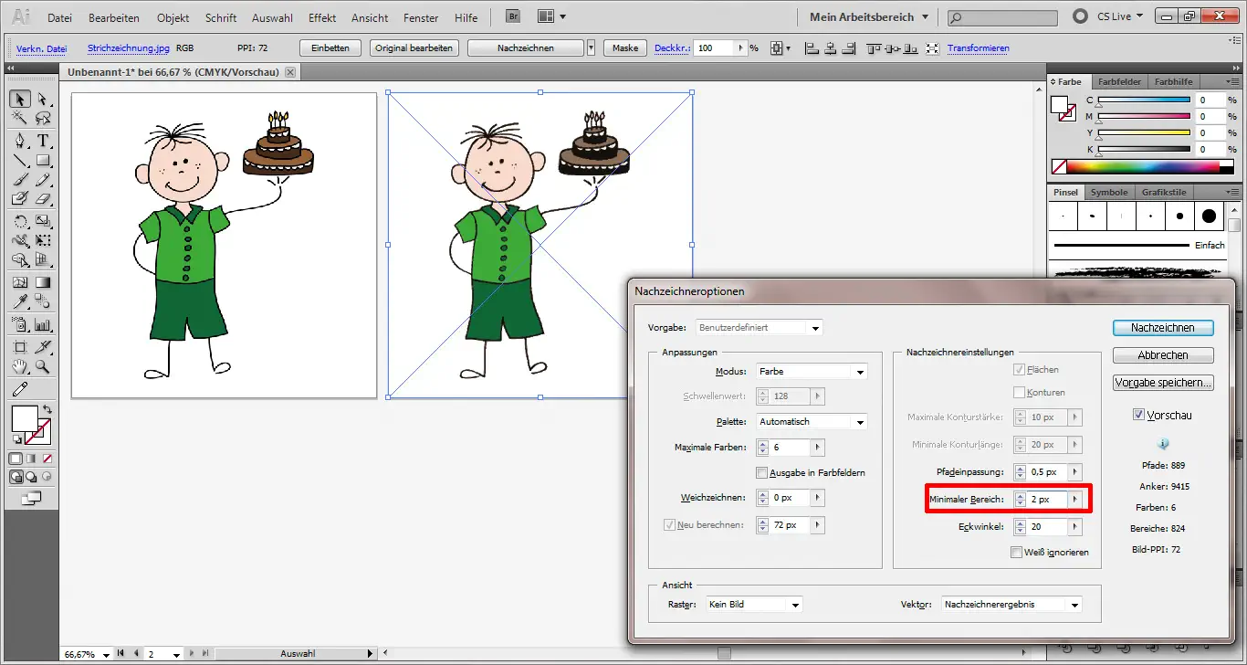 Tutorial: In Illustrator eine Vektorgrafik erstellen (6)