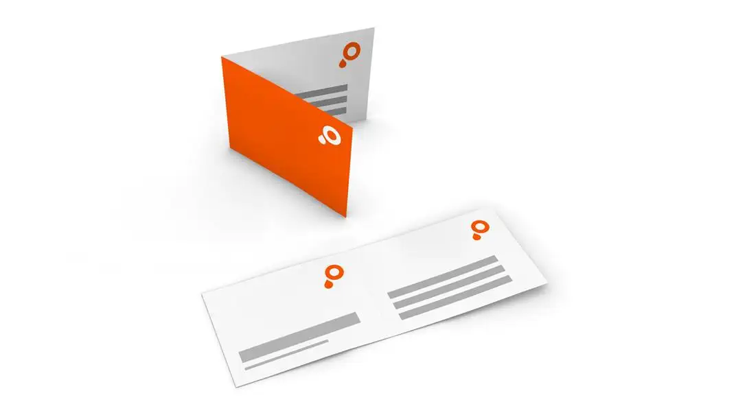 Klappvisitenkarte Artikel Klappvisitenkarte