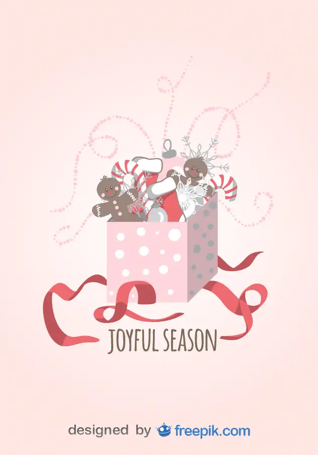 Weihnachtskartedesign Vorlage 26