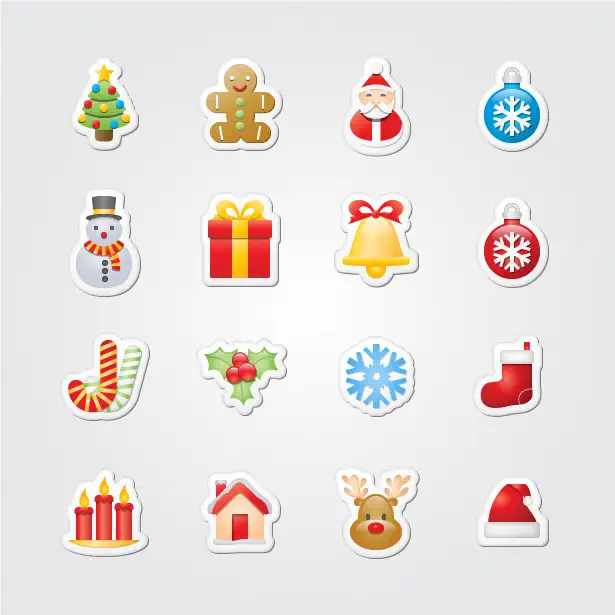 Weihnachten X Mas Icons Grafiken (6)