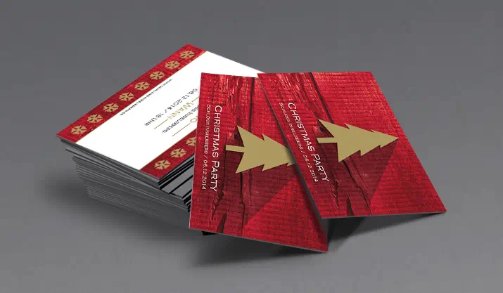 Tutorial: Festliche Weihnachtskarten für Firmen