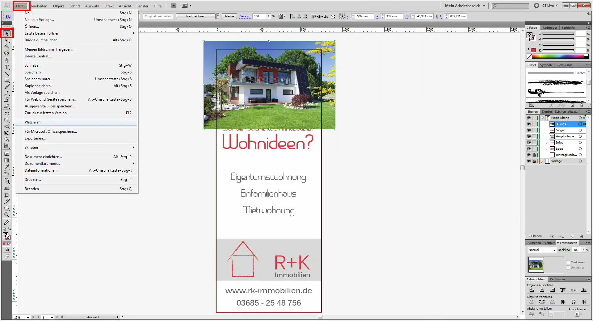 Werbebanner gestalten 08