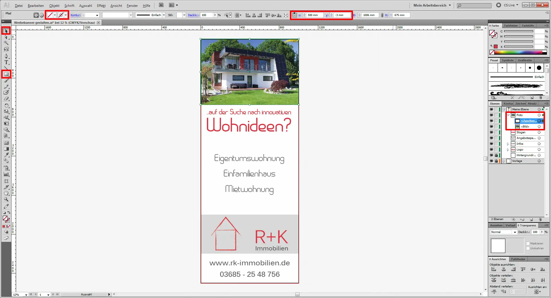Werbebanner gestalten 09