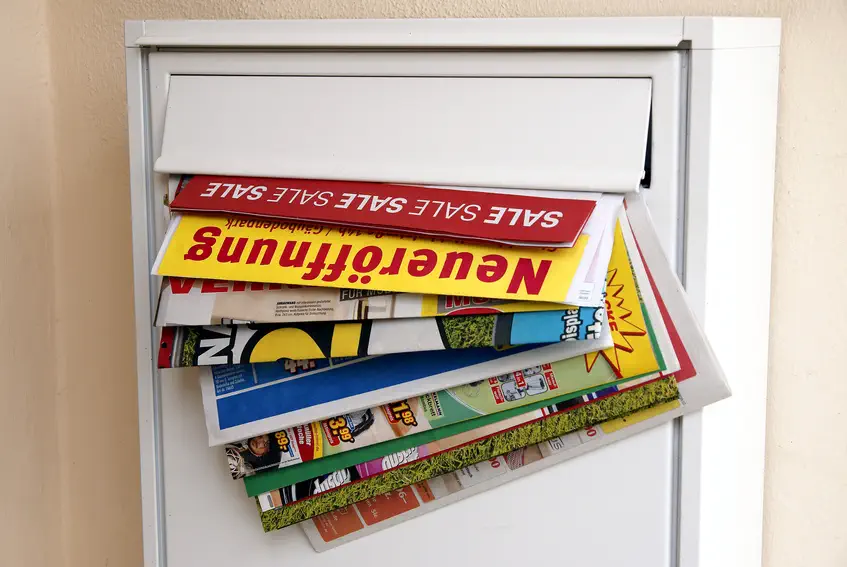 Werbeprospekte Briefkasten