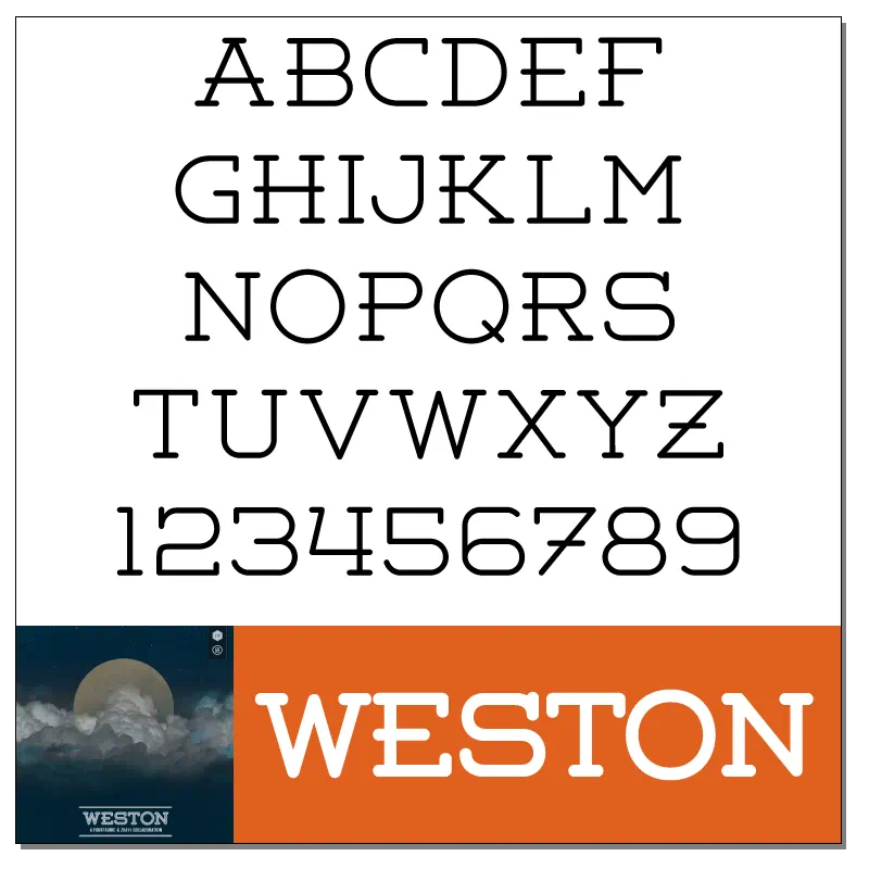 Weston Font by Pavel Pavlov