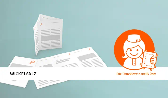Alles über den Wickelfalz bei Faltflyern / Foldern