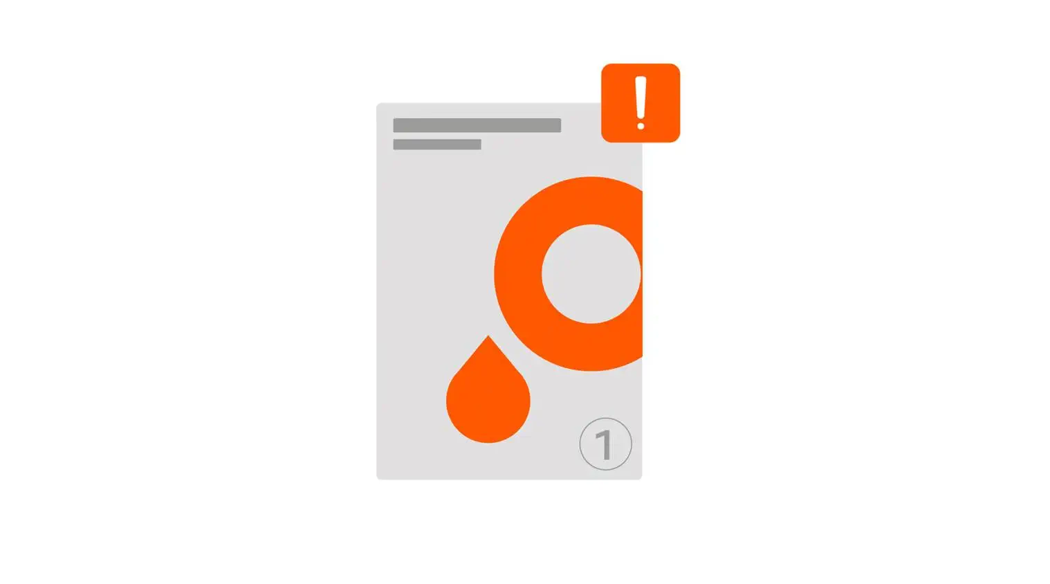 Es ist nicht eindeutig, wo die Titelseite ihres Folders sein soll.