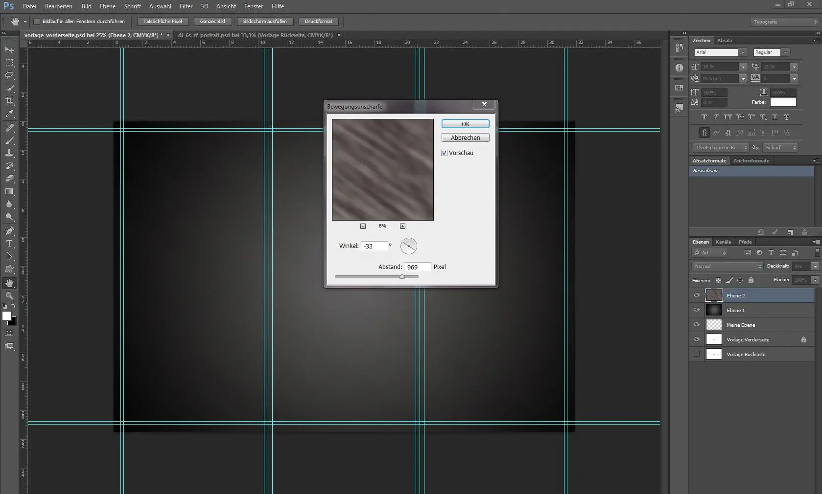 Barkarte als Falzflyer erstellen 6