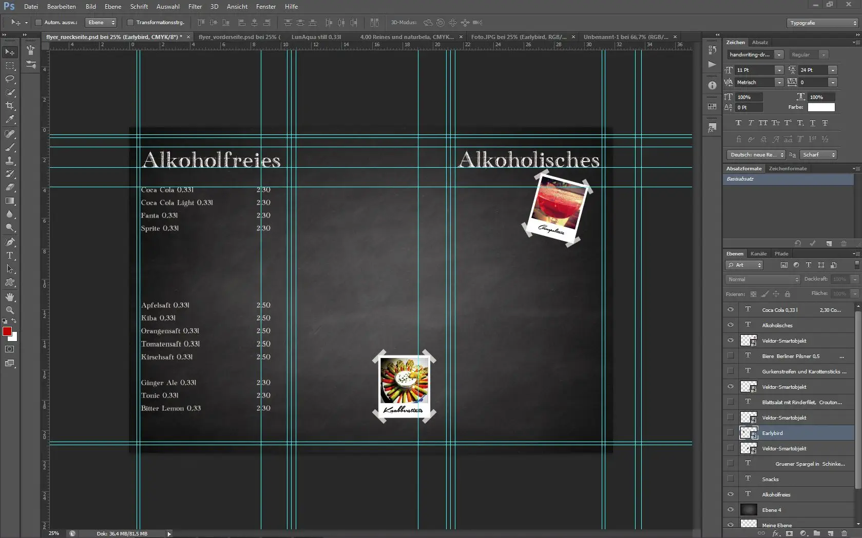 Barkarte als Falzflyer erstellen 13