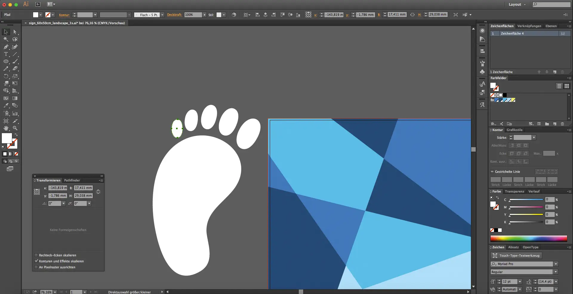 acrylglas bedrucken 09 Acrylglasdruck am Beispiel eines Praxisschildes 9