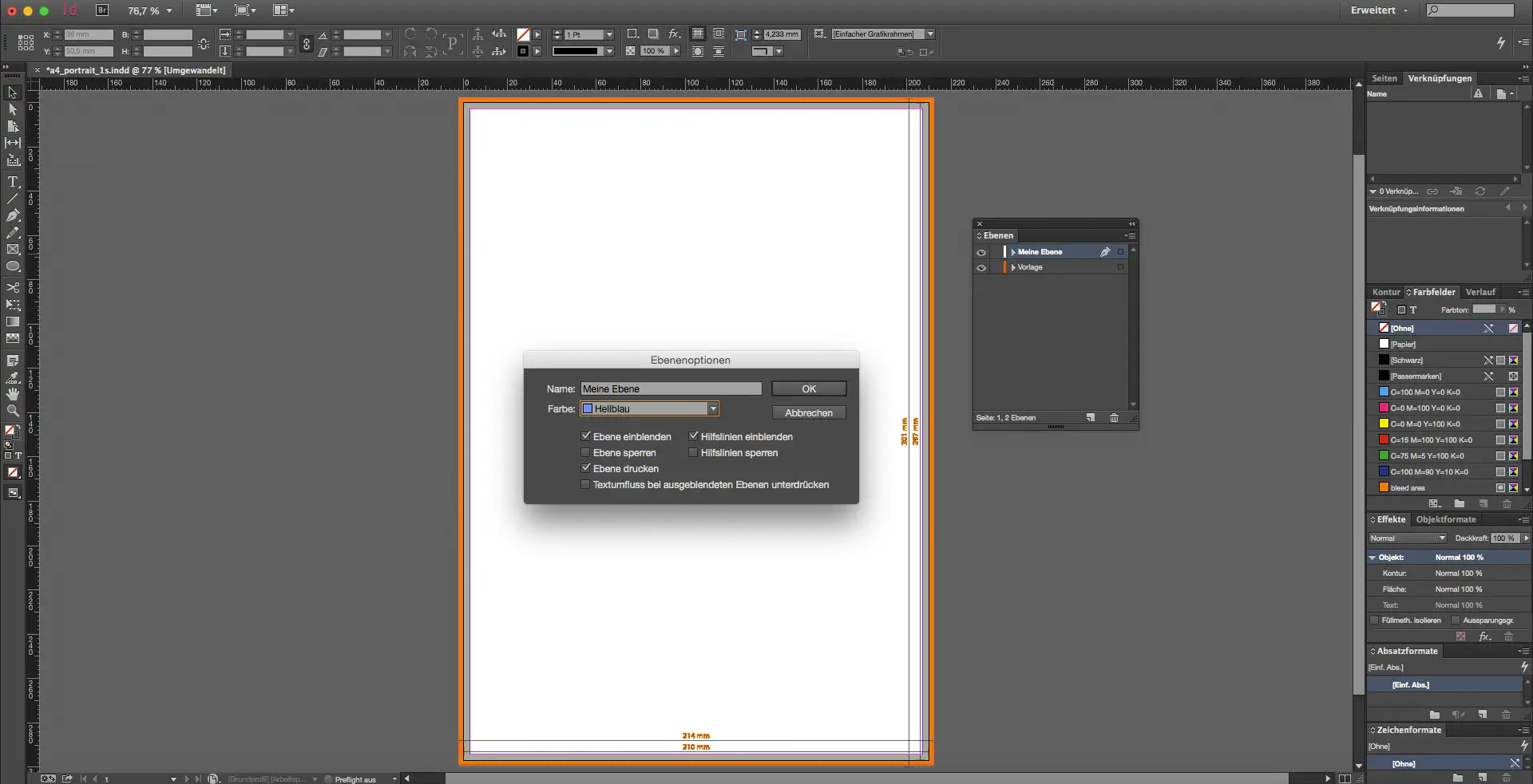 Briefbogen erstellen
