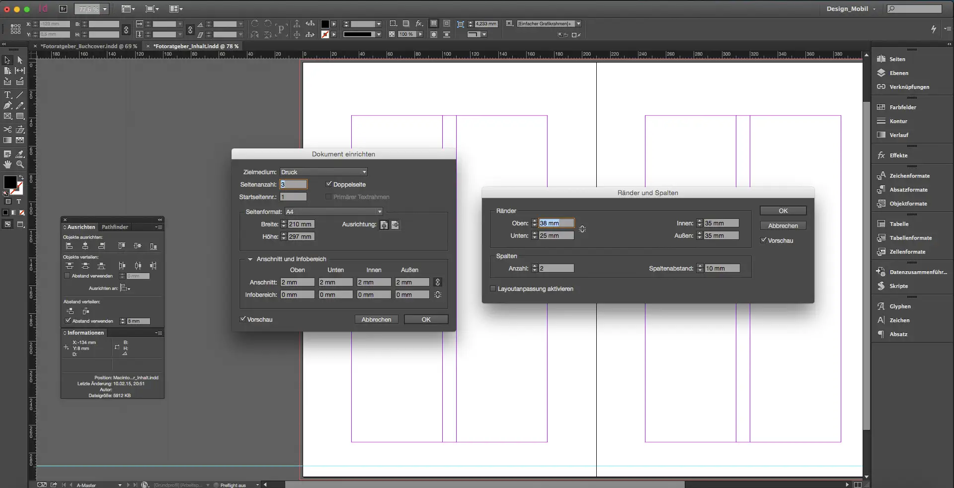 Sachbuch Design Tutorial Bild 2