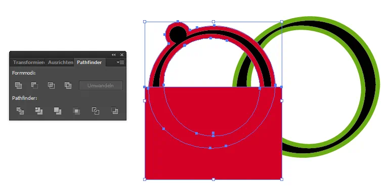dvd cover hochzeit 11 Rechteck wird über Kreis gezogen.