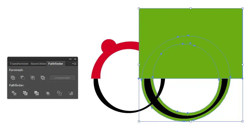 dvd cover hochzeit 12 grünes Viereck wird auf Kreis gespannt