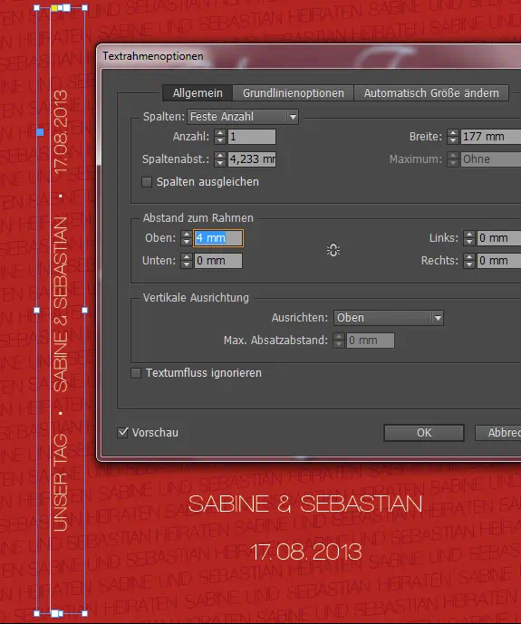 dvd cover hochzeit 29 Rückenzeile von DVD Cover wird formatiert