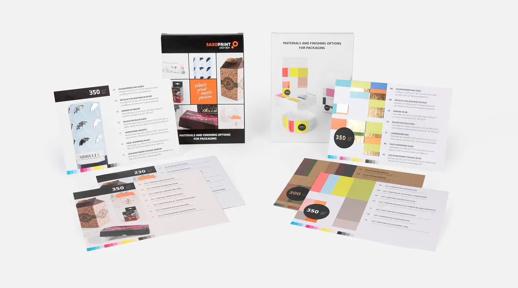 Musterset Verpackungen