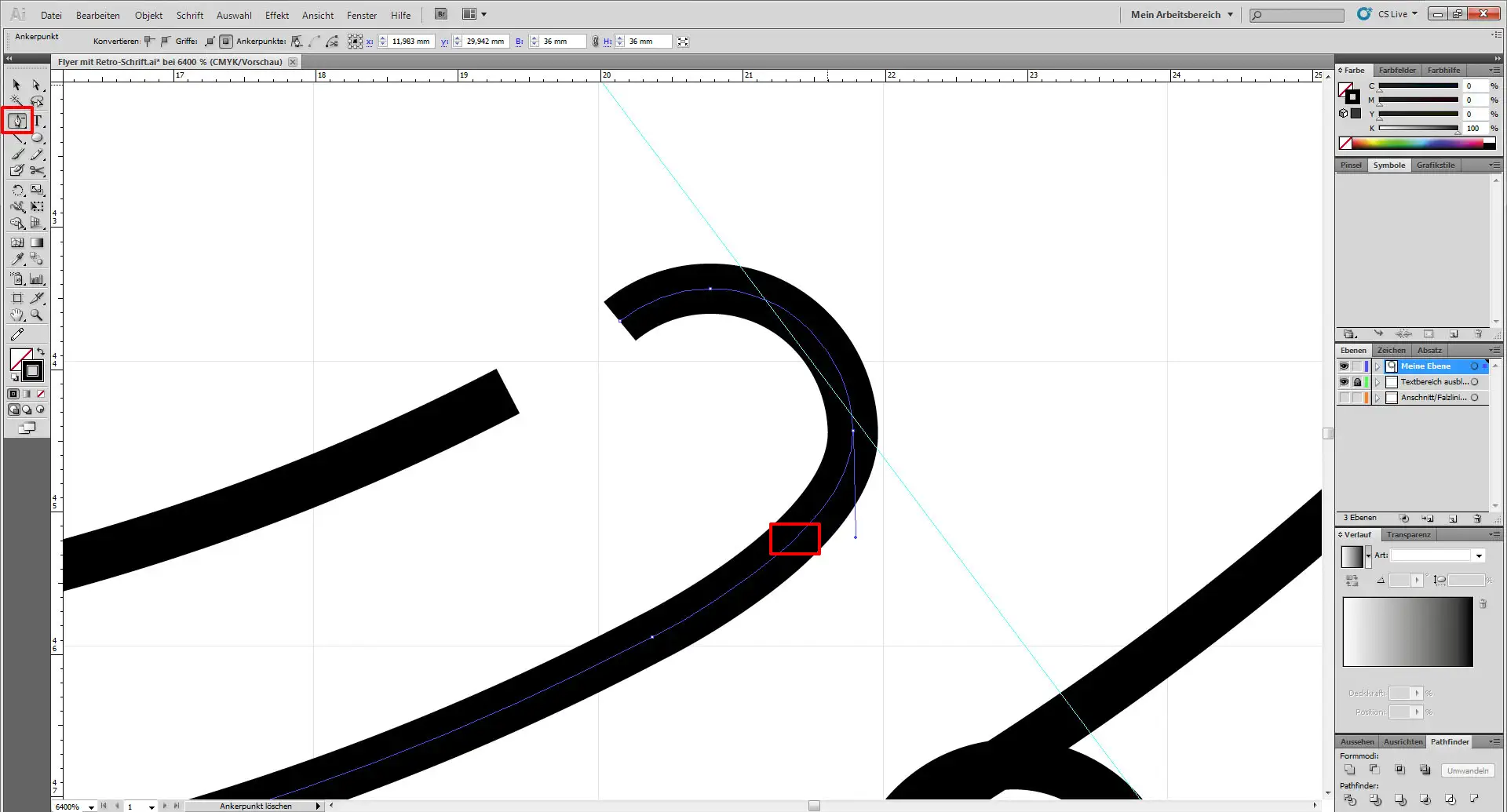 Freitagstutorial: Flyer mit individueller Retro Schrift (11)
