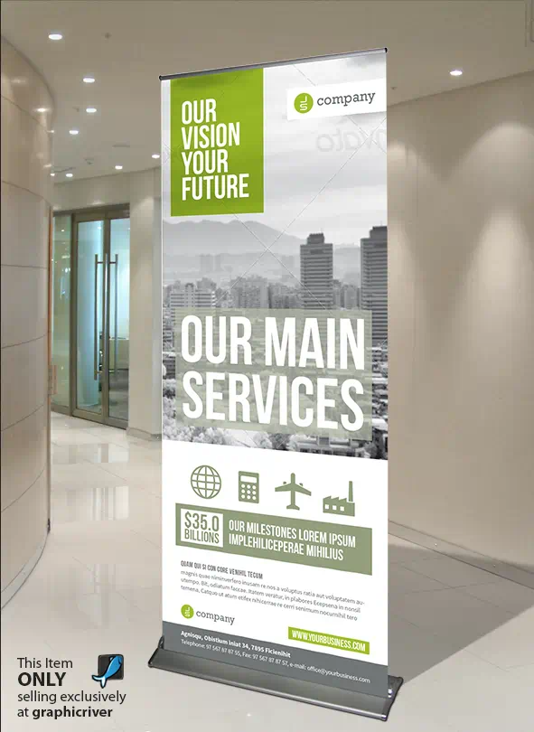 20 kreative Ideen für ein Roll up Display Design 6