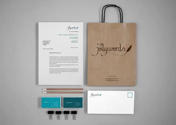 Branding für die Agentur jollywords