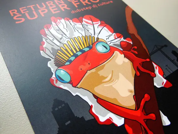 SuperFrog 2   Flyerdesign