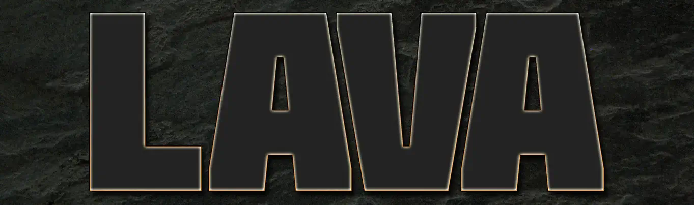 Lava Text effect Phtotoshop 3 step 9
