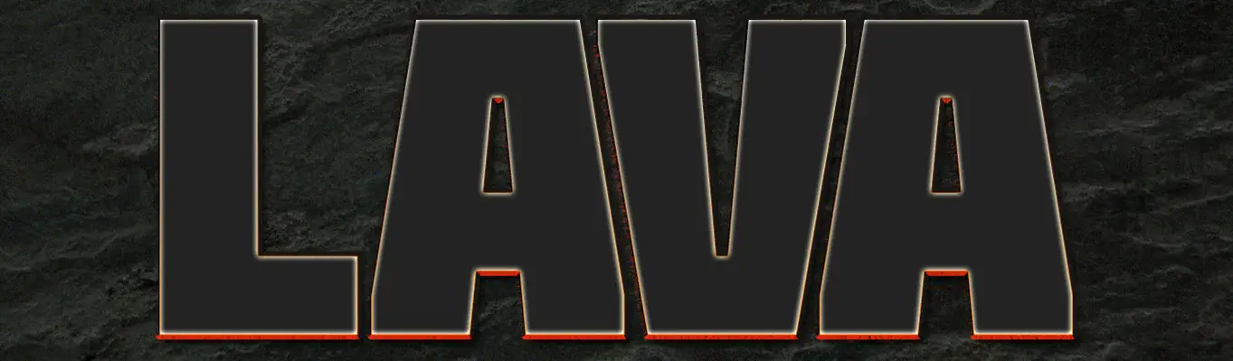 Lava Text effect Phtotoshop 3 step 12