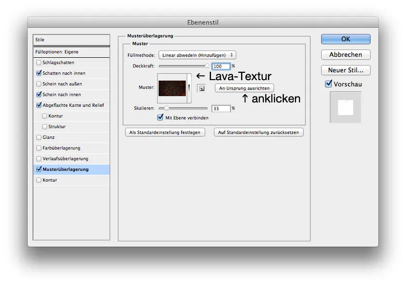 Lava Text effect Phtotoshop 4 step 8
