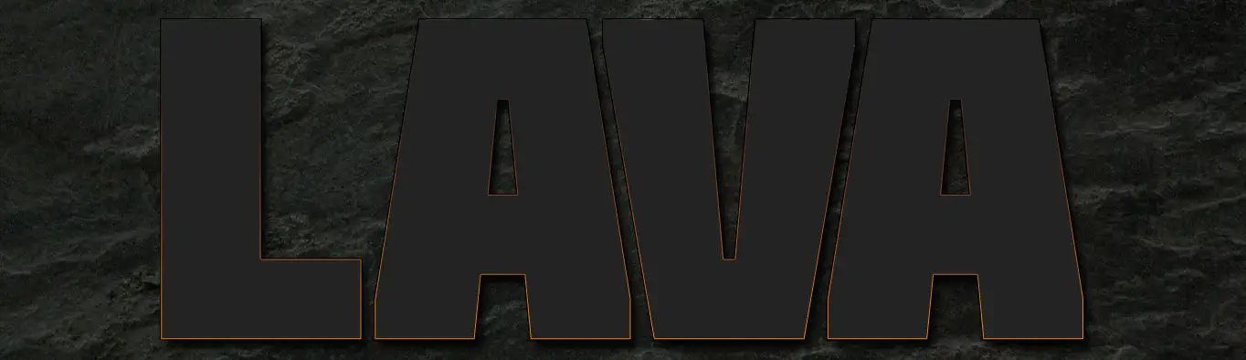 Lava Text effect Phtotoshop 3 step 7