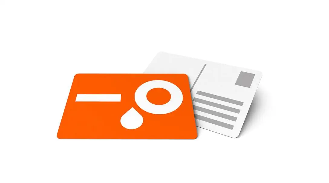 Artikel Postkarten mit abgerundeten Ecken