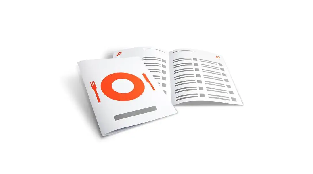 Gebundene Speisekarte Artikel Gebundene Speisekarte