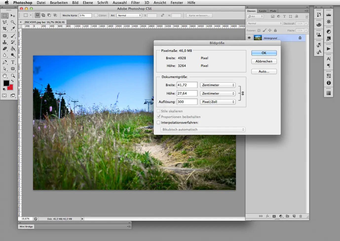 Titel Broschüre Indesign
