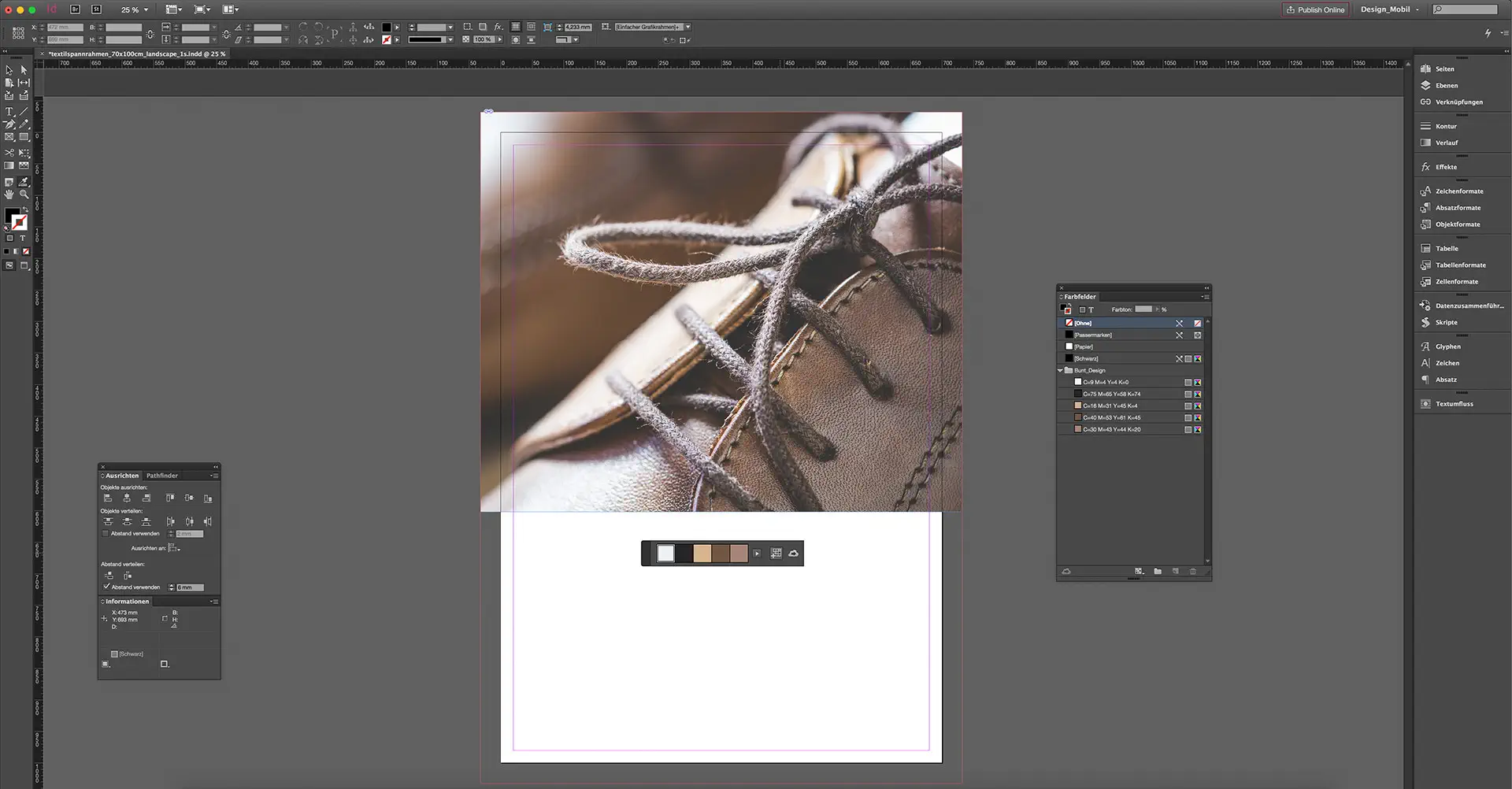 indesign Tutorial Spannrahmen Druck Step 9