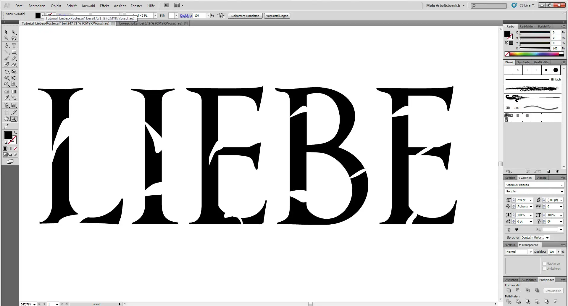 Liebes Poster tutorial 4