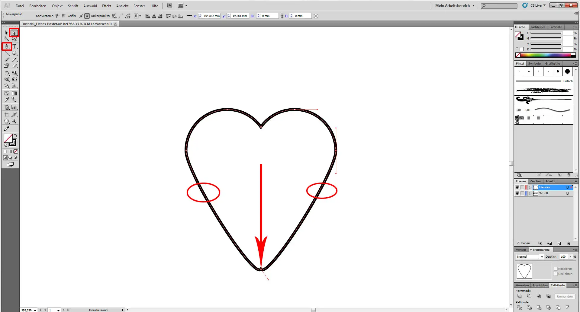 Liebes Poster tutorial 7