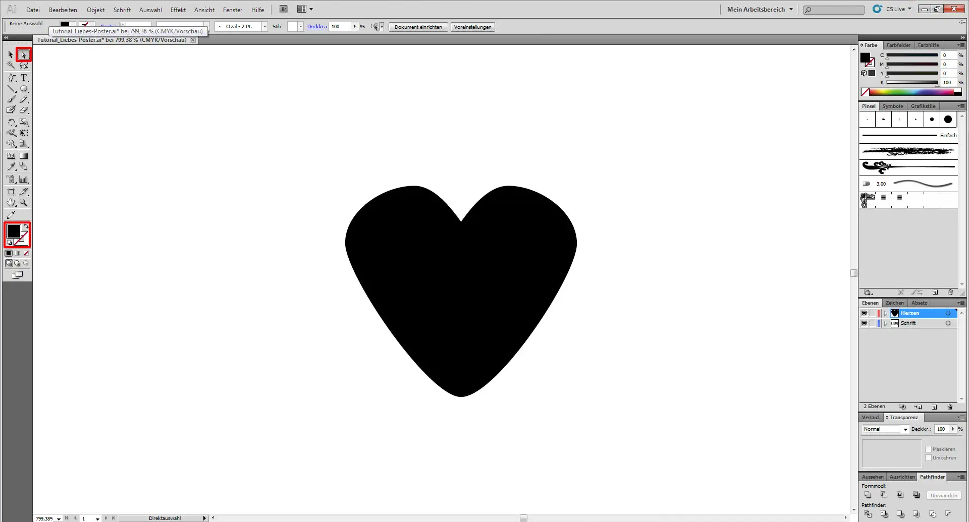 Liebes Poster tutorial 8