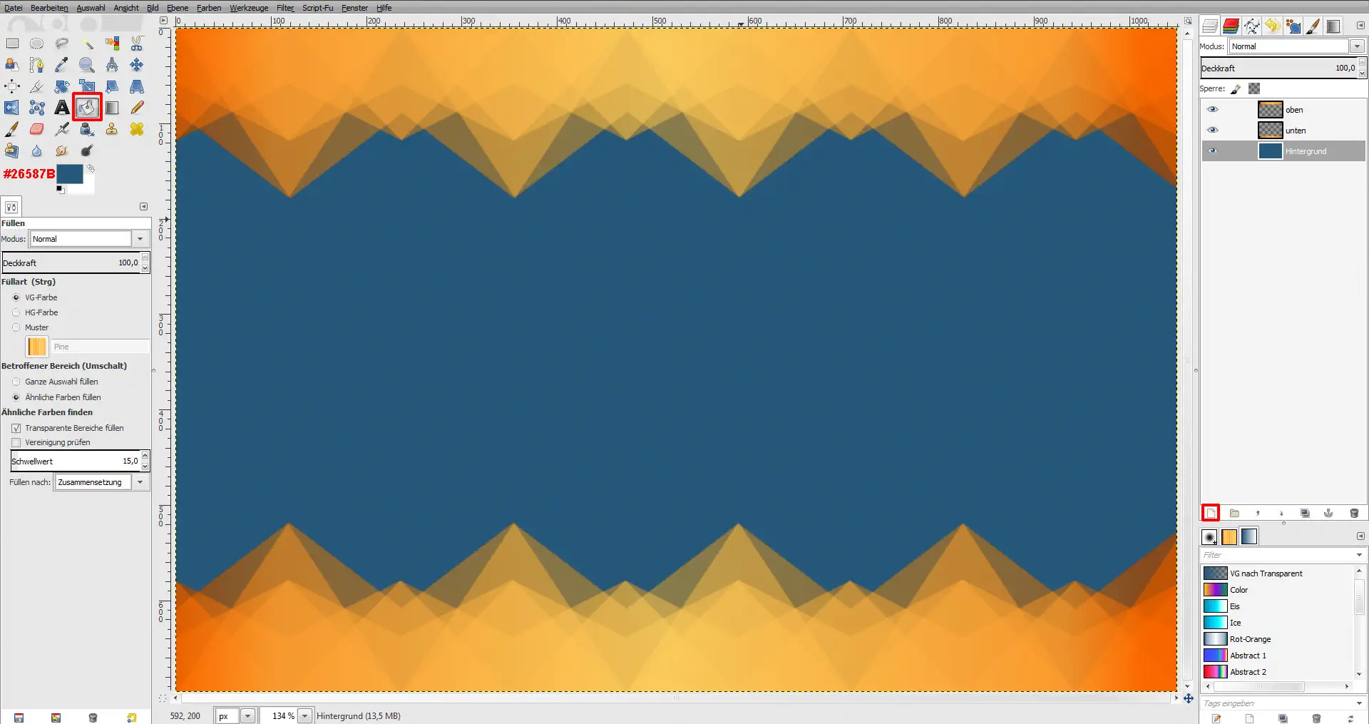 GIMP Tutorial für Visitenkarte Step 11 GIMP Tutorial für Visitenkarte Step 11