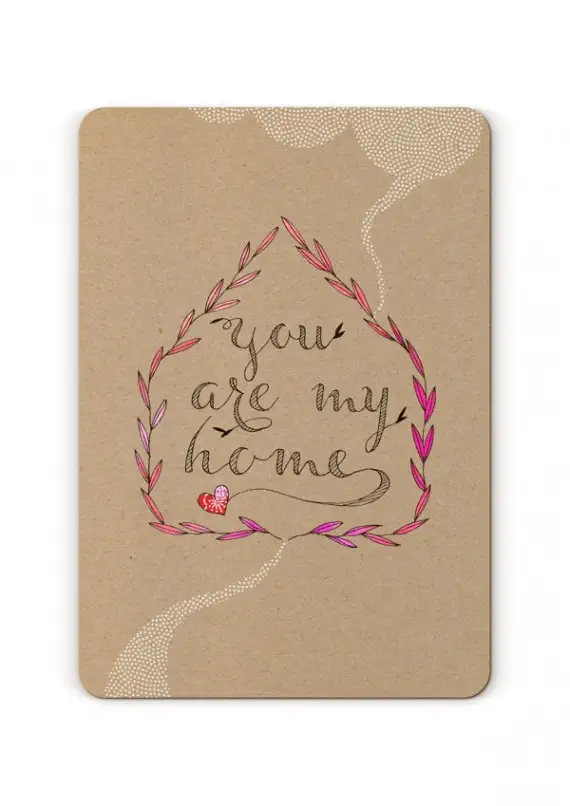 Romantische Idee für eine Karte zum Valentinstag 1