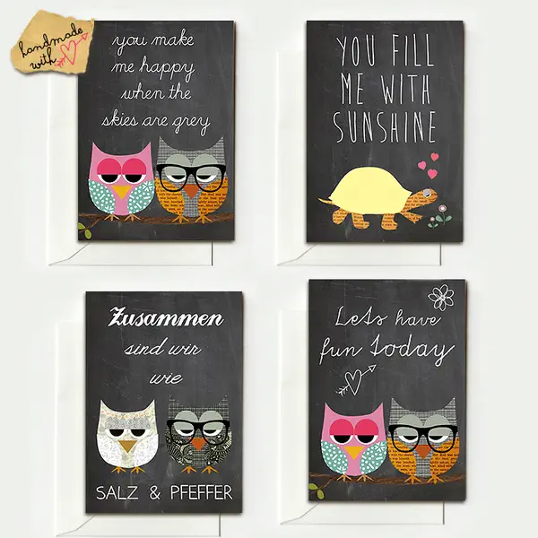 Romantische Idee für eine Karte zum Valentinstag 11