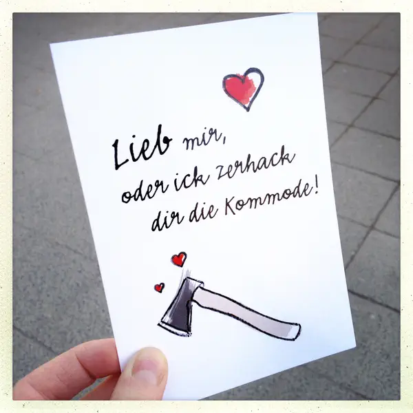 Romantische Idee für eine Karte zum Valentinstag 14